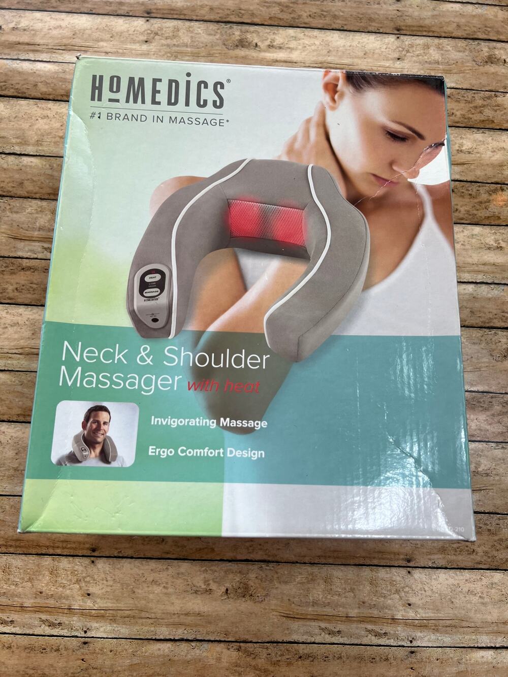 Homedics Neck and Shoulder Massager with Heat Model NMSQ-210